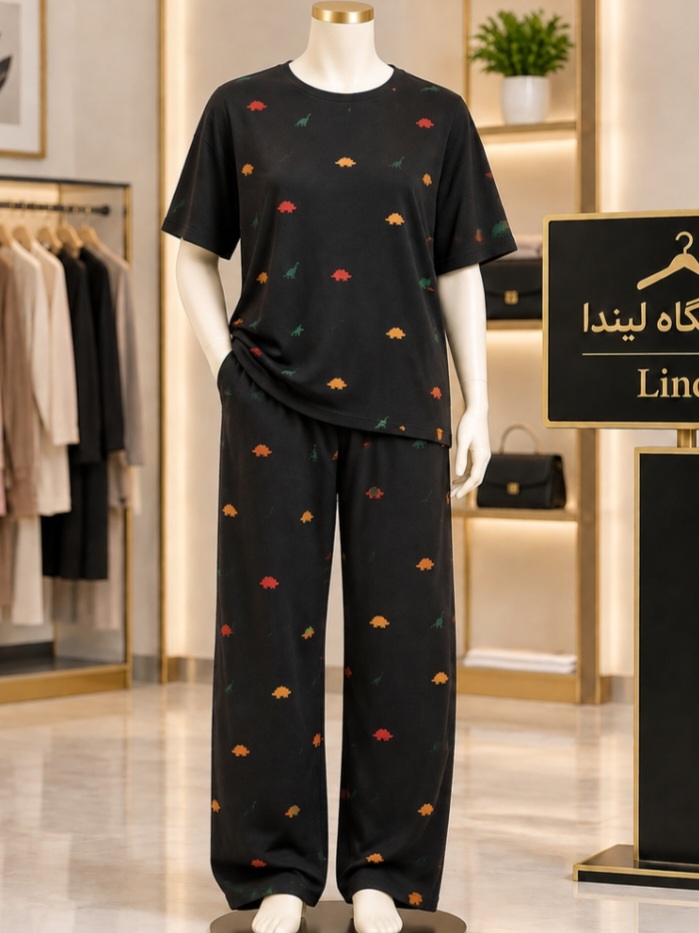 ست تیشرت شلوار (ارسال رایگان)راسته وارداتی اچ اندام (ارسال رایگان)